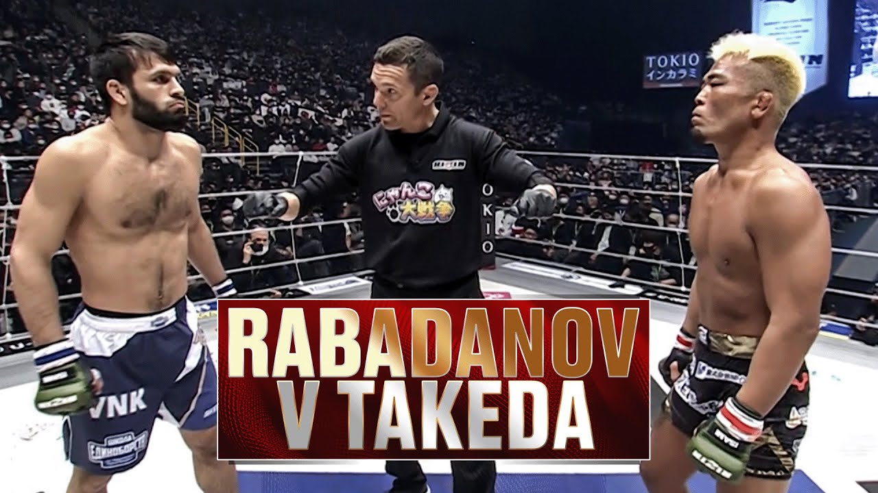 Khabib Watches On! 👀 | Gadzhi Rabadanov v Koji Takeda 武田幸史 | Full Fight | Bellator x Rizin