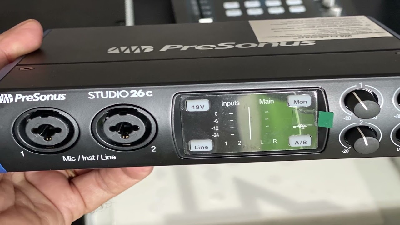 SSL 2+ X Presonus 24C , tocado por Miguel Freitas
