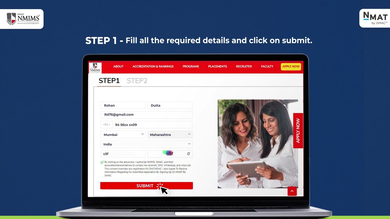 NMIMS | NMAT 2022 Registration Steps Video | MBA