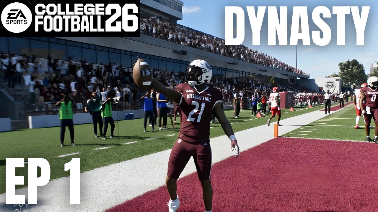 College Football 26 Dynasty Ep 1 &ndash; Missouri State: Rebuild / First Game!