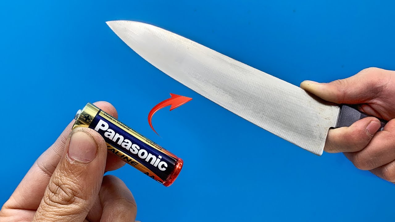 KNIFE Like Razor Sharp! Secret Uses of Batteries that China Doesn't Want You to Know