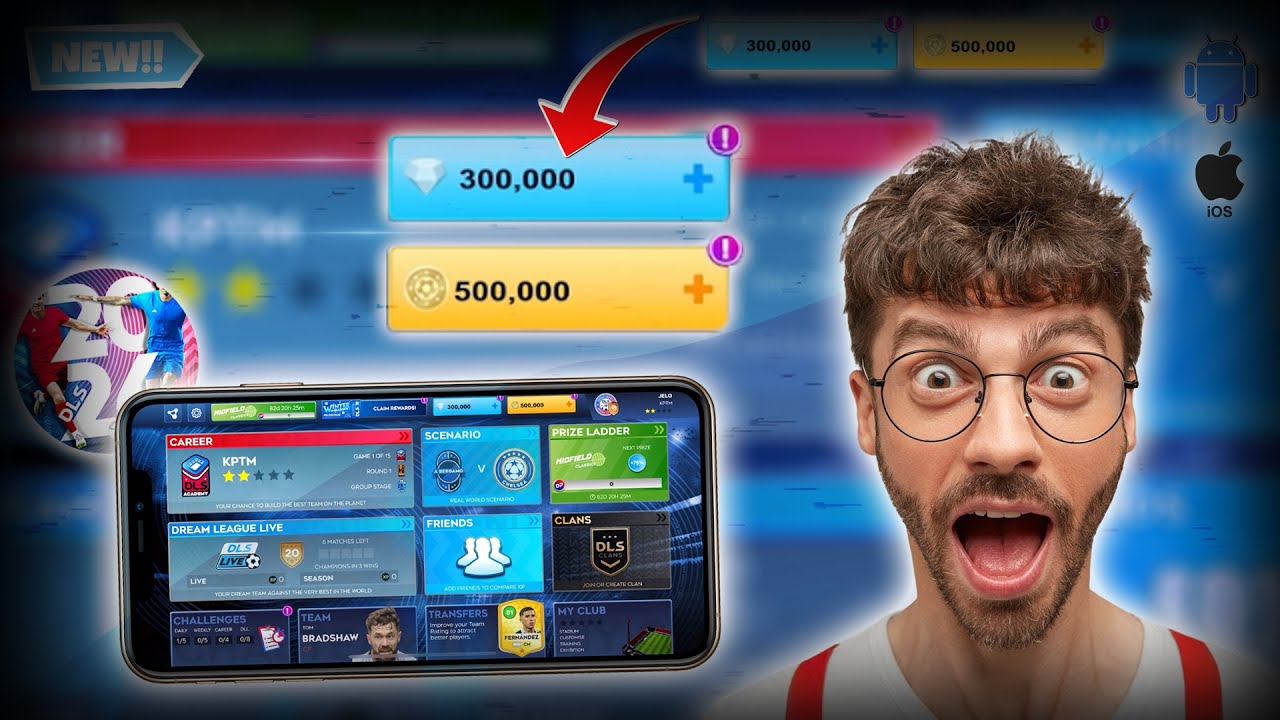 DLS 26 Hack/Mod apk - How to Get Unlimited GEMS & COINS in Dream League Soccer 2026 iOS Android