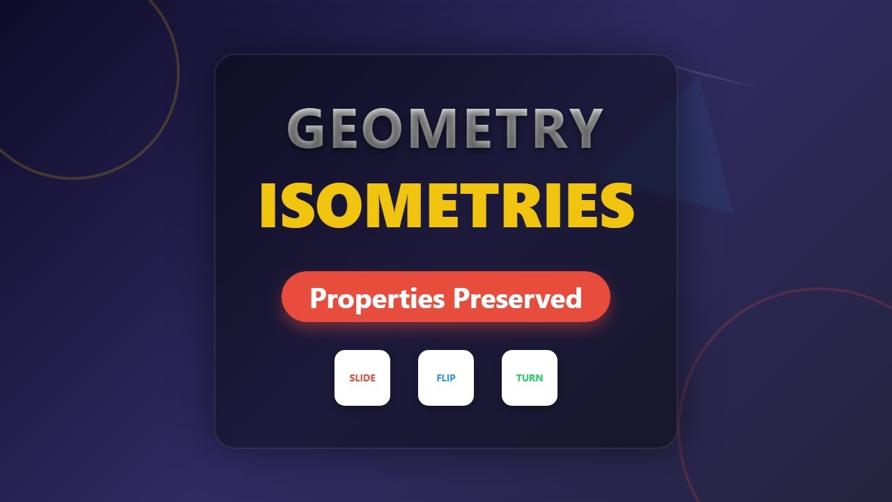Properties Preserved Under Transformations: Isometries Explained