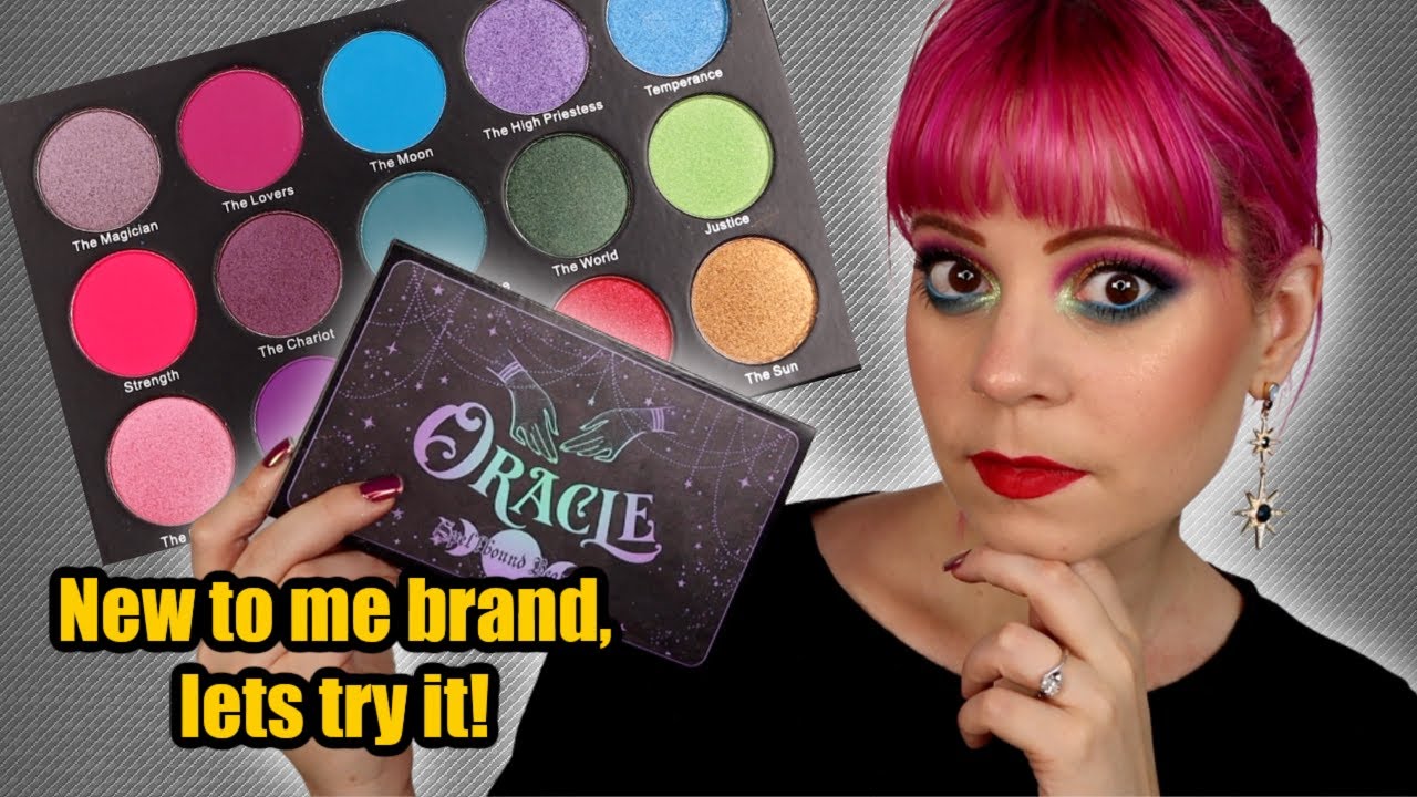 Tarot inspired eyeshadow palette from a very small new indie brand. Lets try Spellbound Beauty!