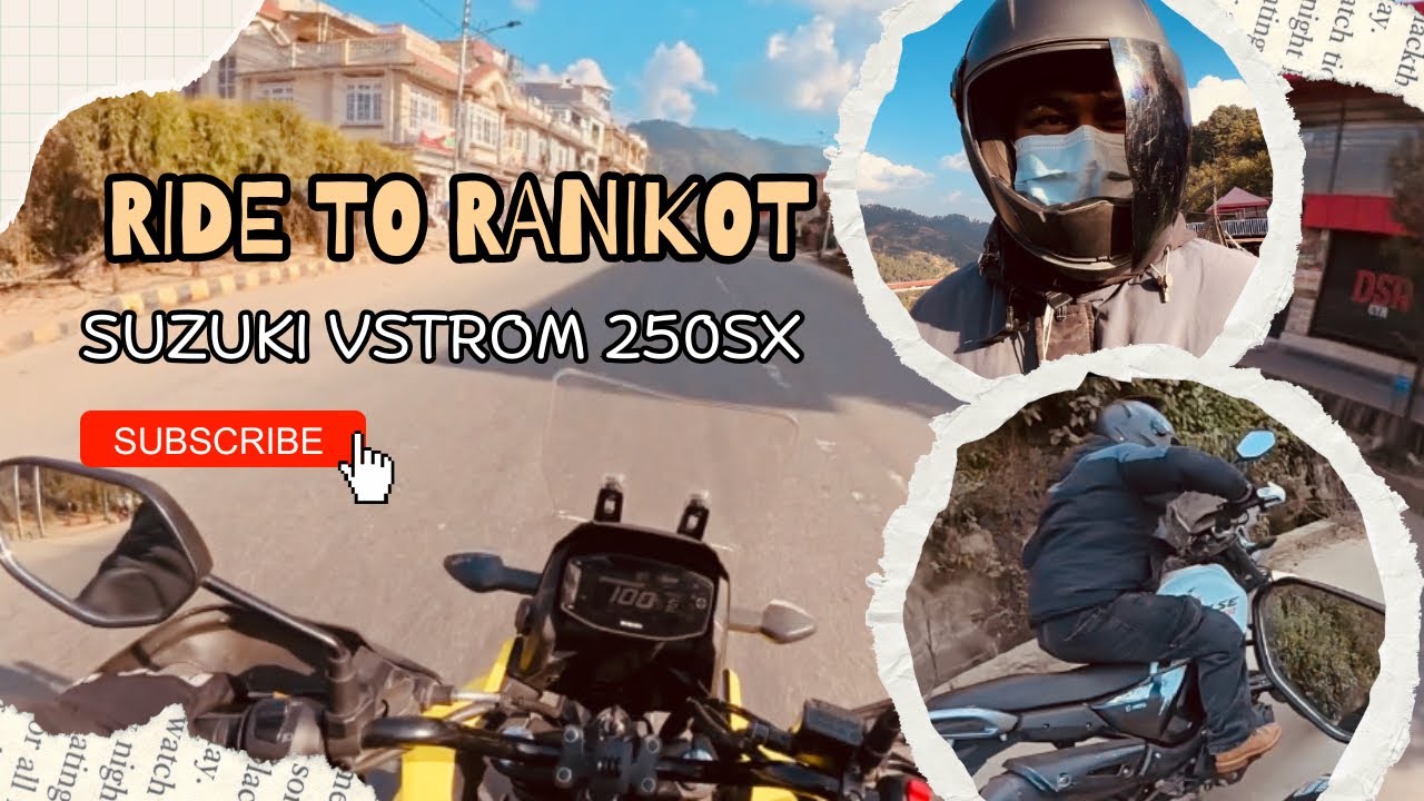Saturday Ride With Suzuki Vstrom 250sx