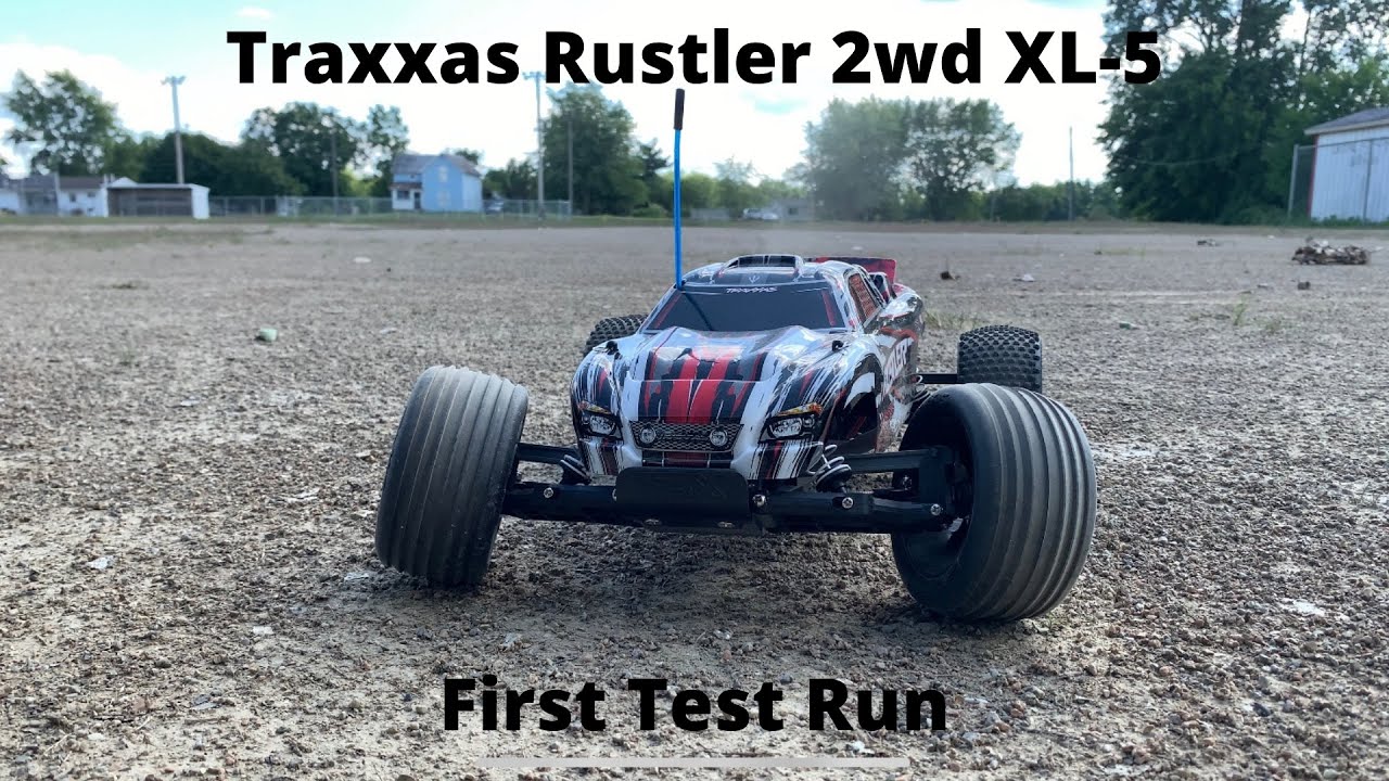 TRAXXAS — RUSTLER 2WD XL5 ПЕРВЫЙ ТЕСТОВЫЙ ЗАПУСК