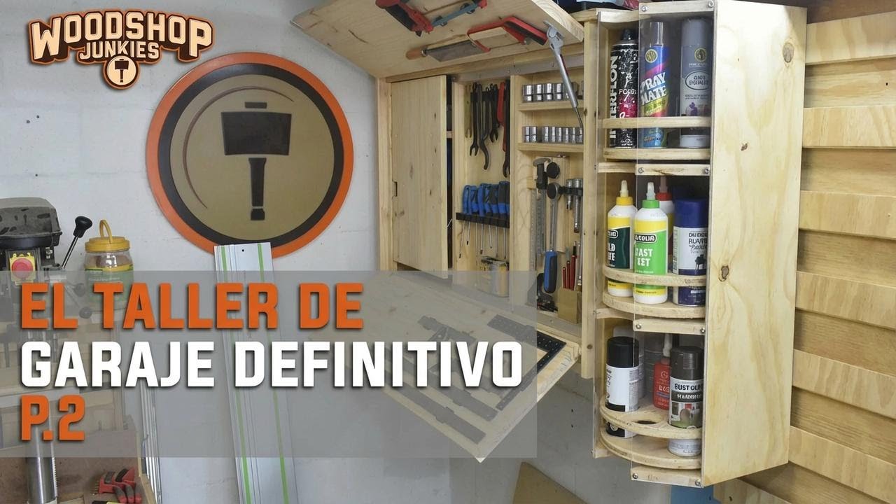 Aprovecha al máximo tu taller: organiza pinturas en aerosol y químicos
