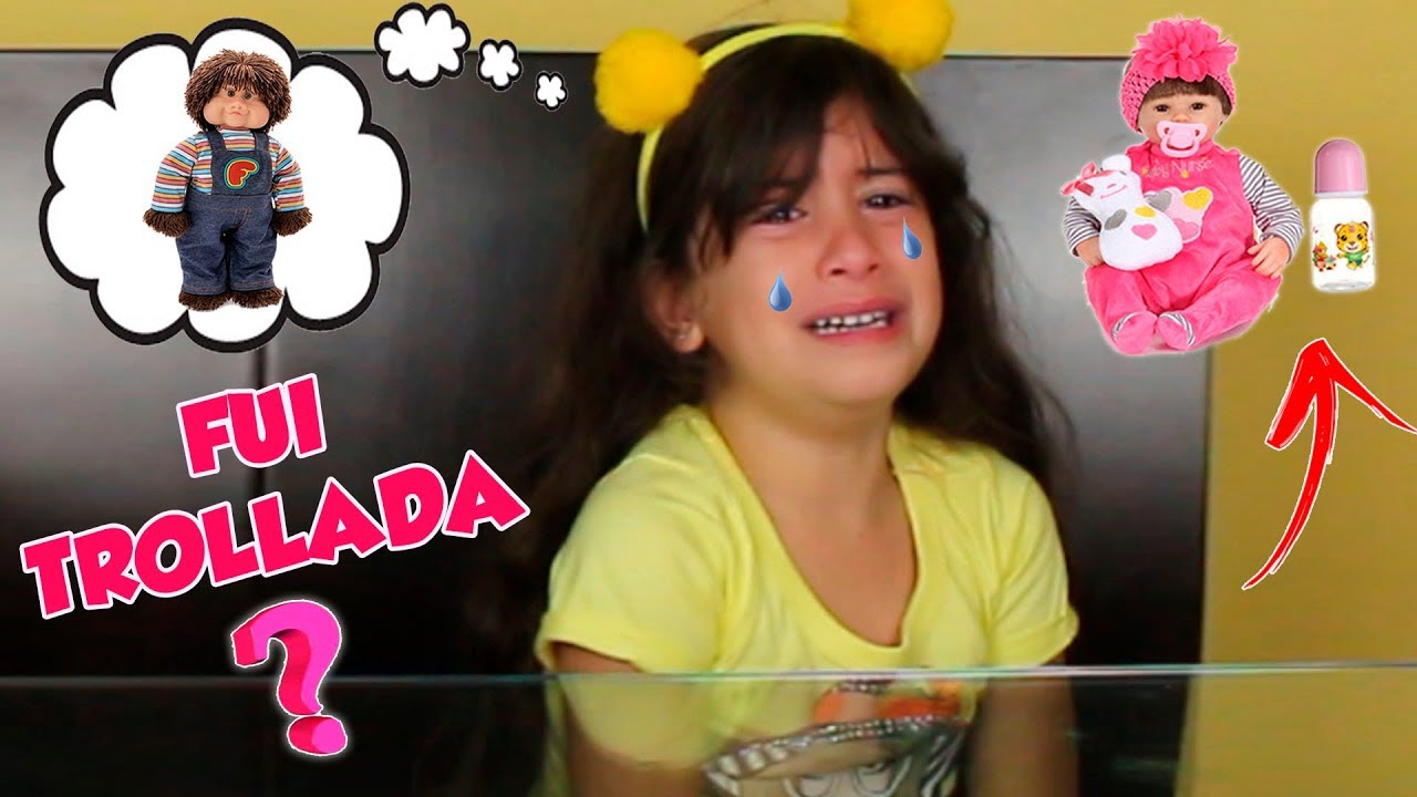 Ganhei uma Bebê Reborn mas pensei que fosse um FOFÃO!