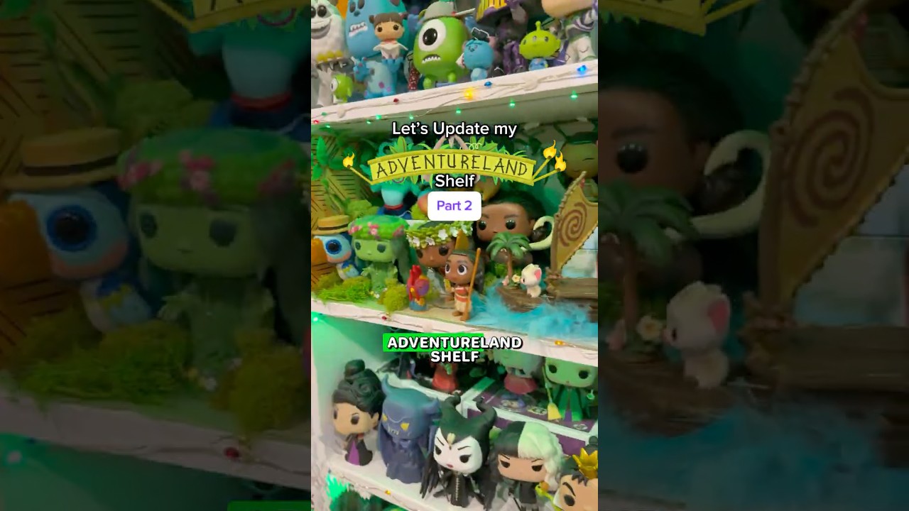 Обновление полки Funko Disney Parks🌴💚 Часть 2 #funkopop #disney