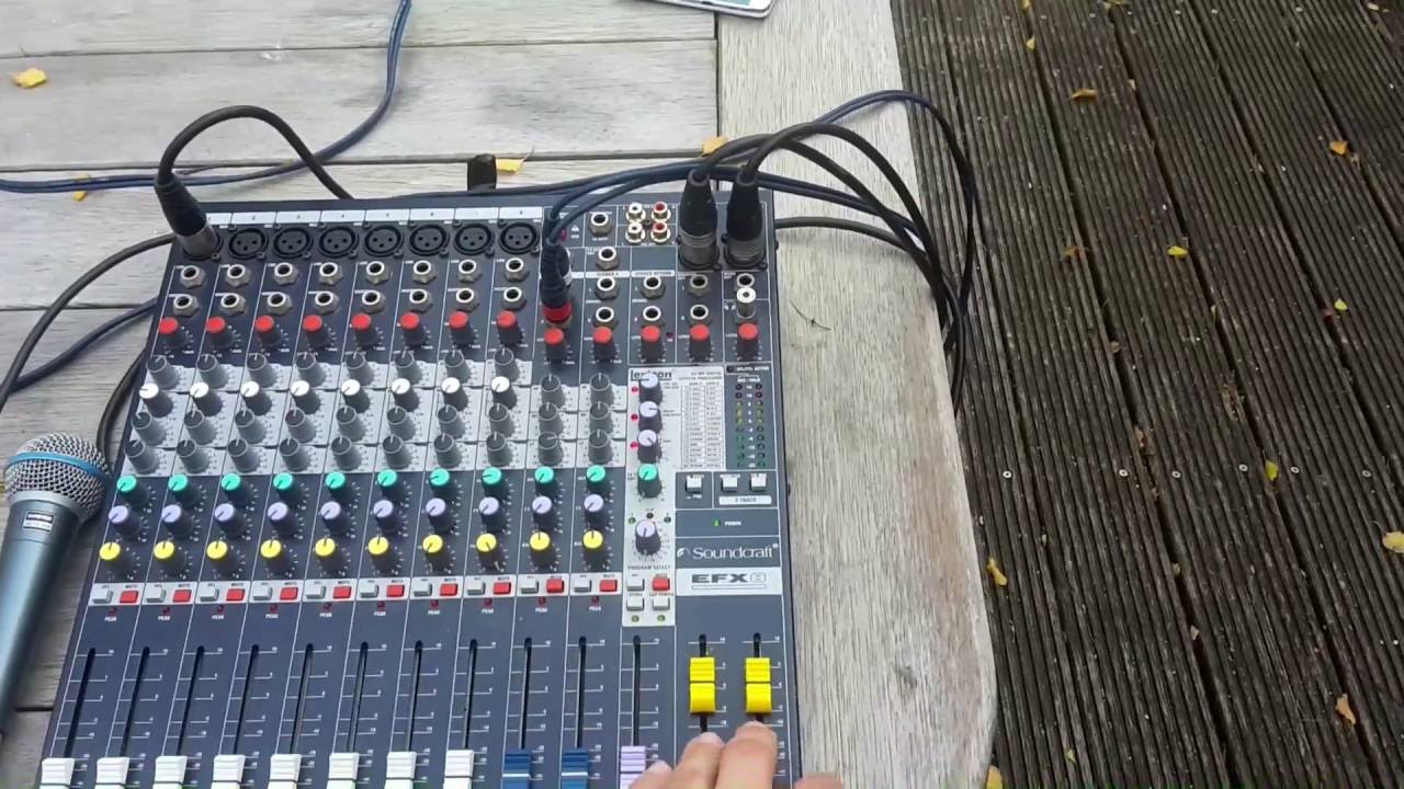 Soundcraft Efx8 + Setup!