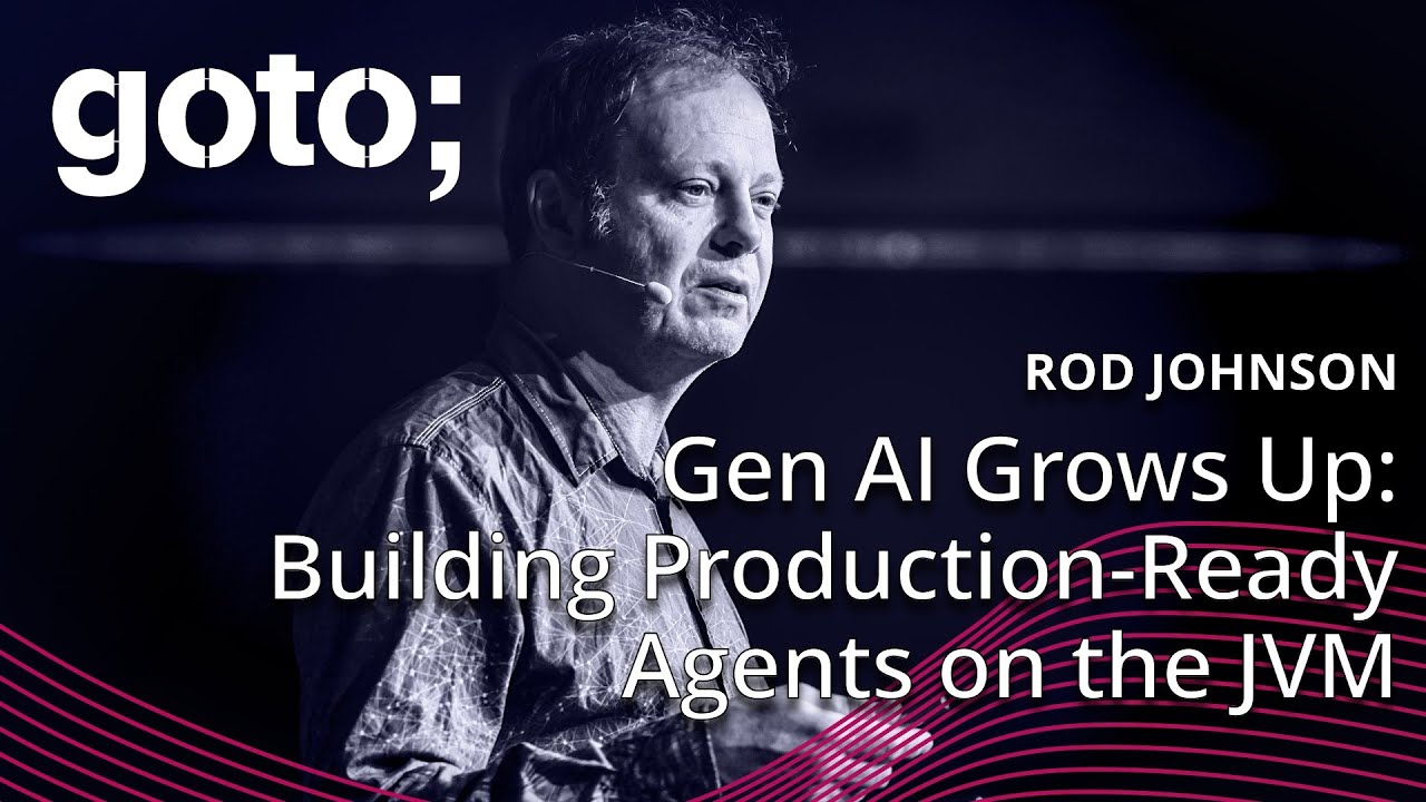 GenAI Grows Up: Building Production-Ready Agents on the JVM &bull; Rod Johnson &bull; GOTO 2025