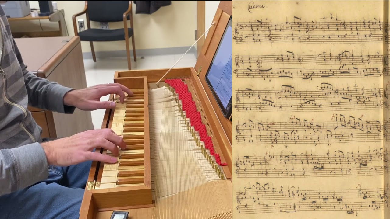 A New Piece by J. S. Bach!? Chaconne in D Minor, BWV 1178, clavichord