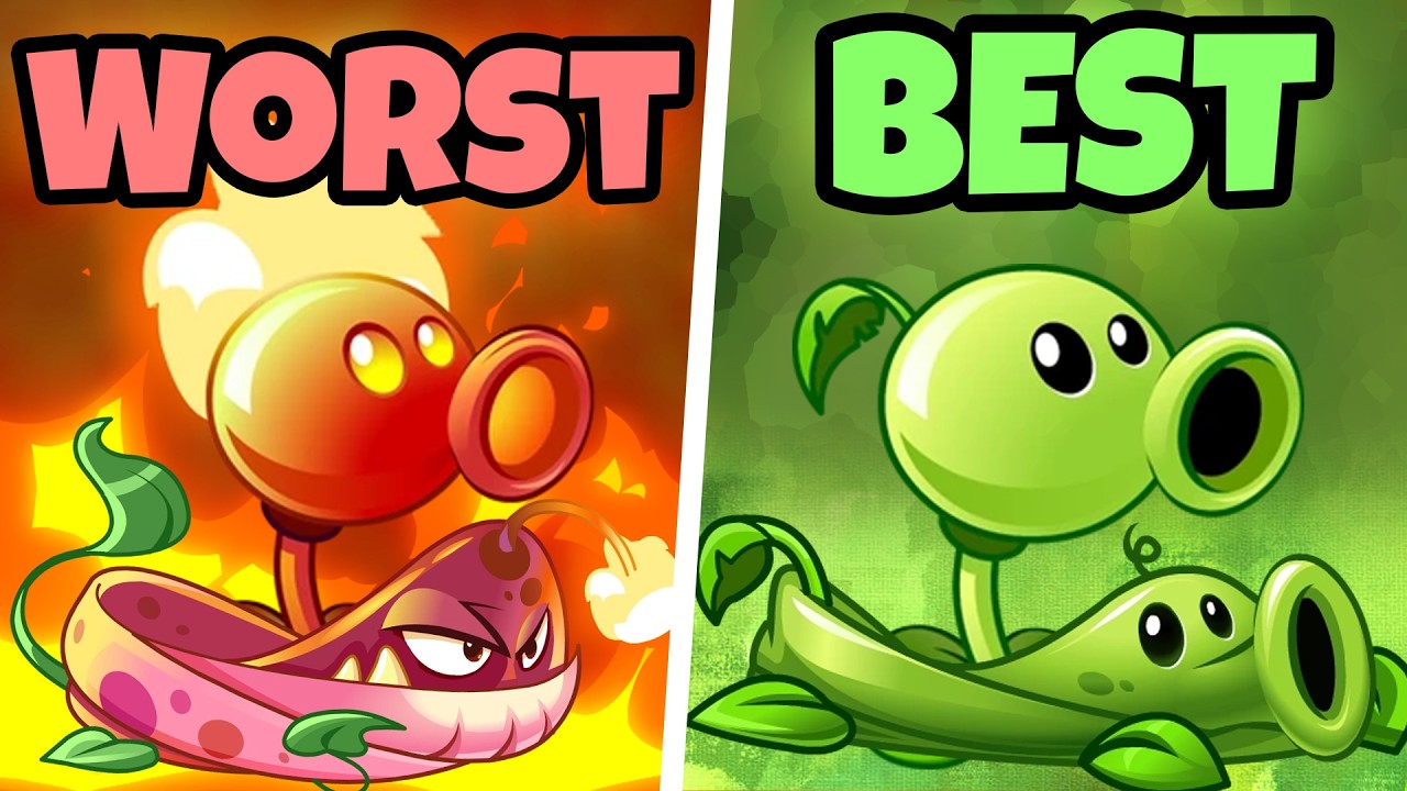 Рейтинг всех виноградных лоз от худшего к лучшему. (PvZ2)