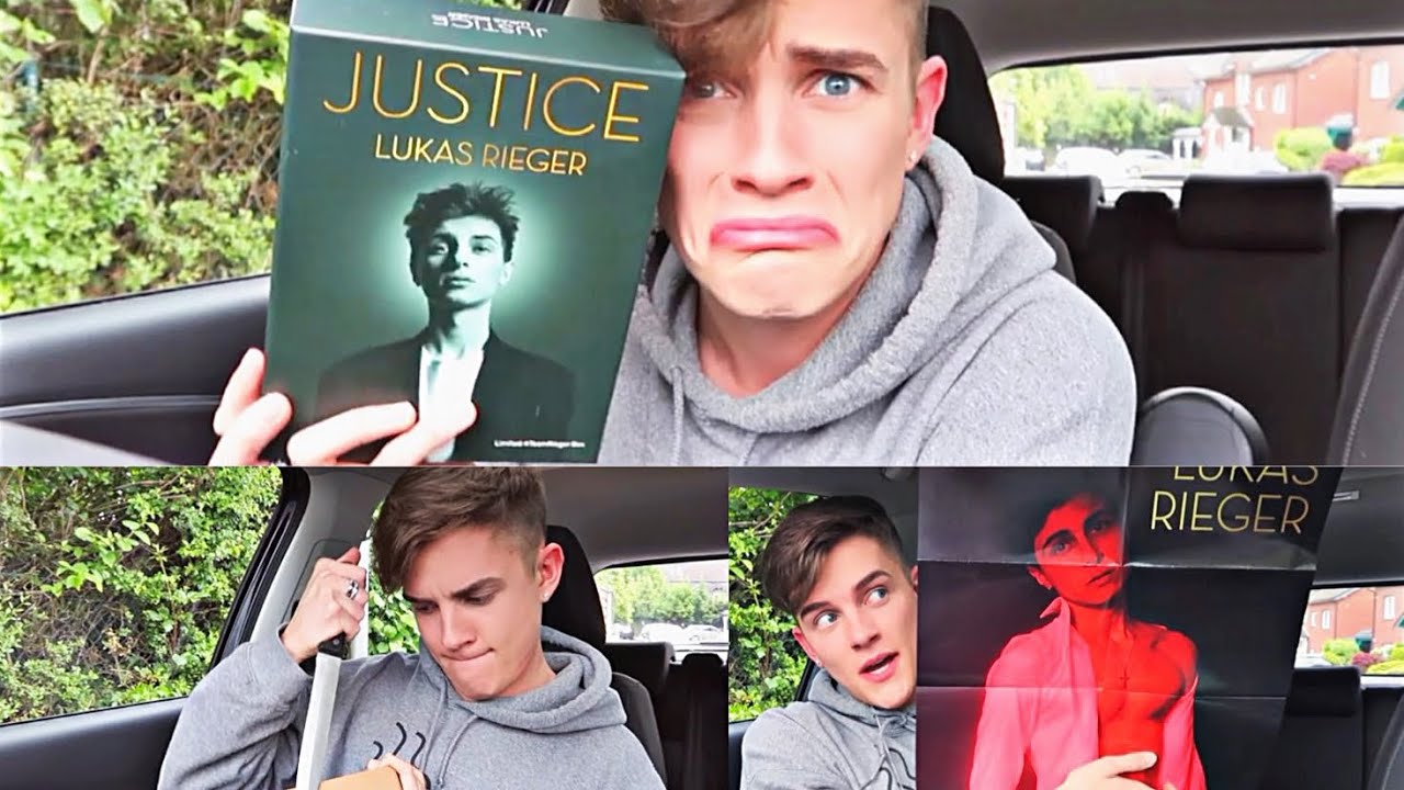 Abbruch! Das chaotische Unboxing der JUSTICE BOX von Lukas Rieger 😳 (REALTALK)