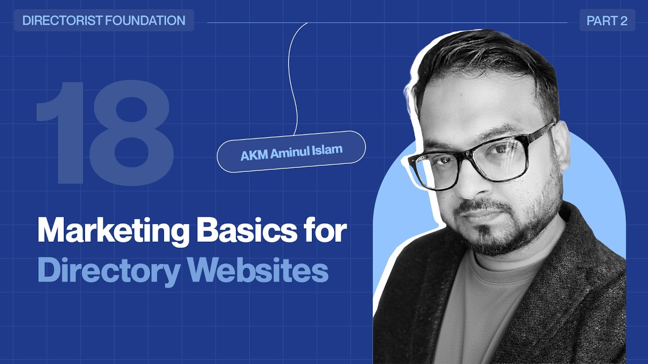 Lecture 18: Directory Website Marketing Guide (2026) | #Directorist #WordPress #DirectoryMarketing