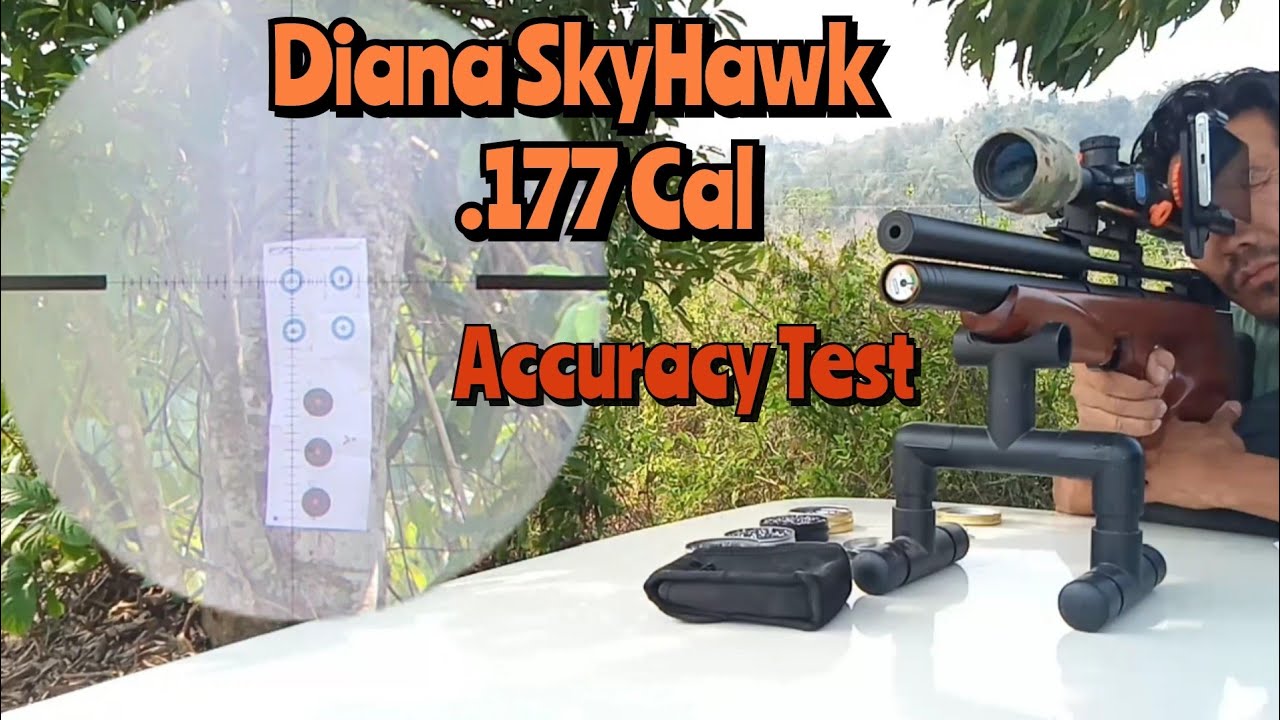 Diana Sky Hawk .177Cal|| Accuracy Test🤔🤔🤔