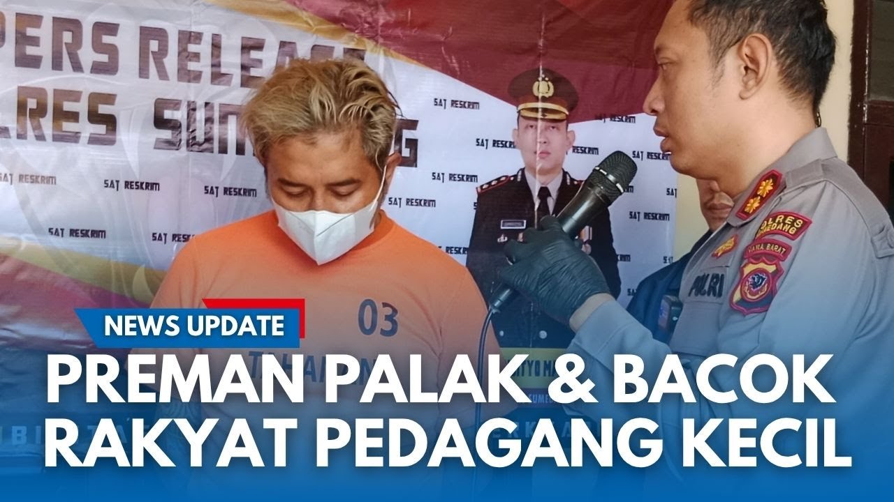 Golok Preman Rancaekek Mengoyak Tangan PKL di Sumedang, Tak Berkutik Diringkus Polisi