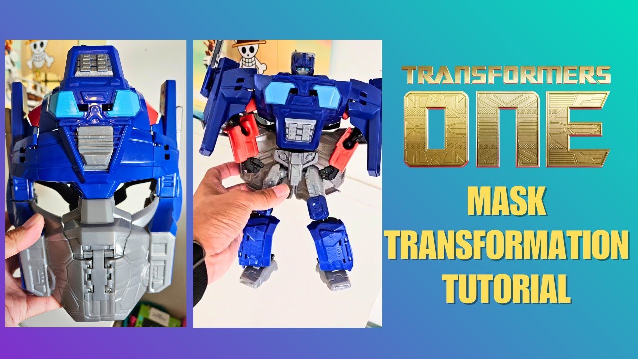 Transformers One 2 in 1 Optimus Prime Mask Transformation Tutorial