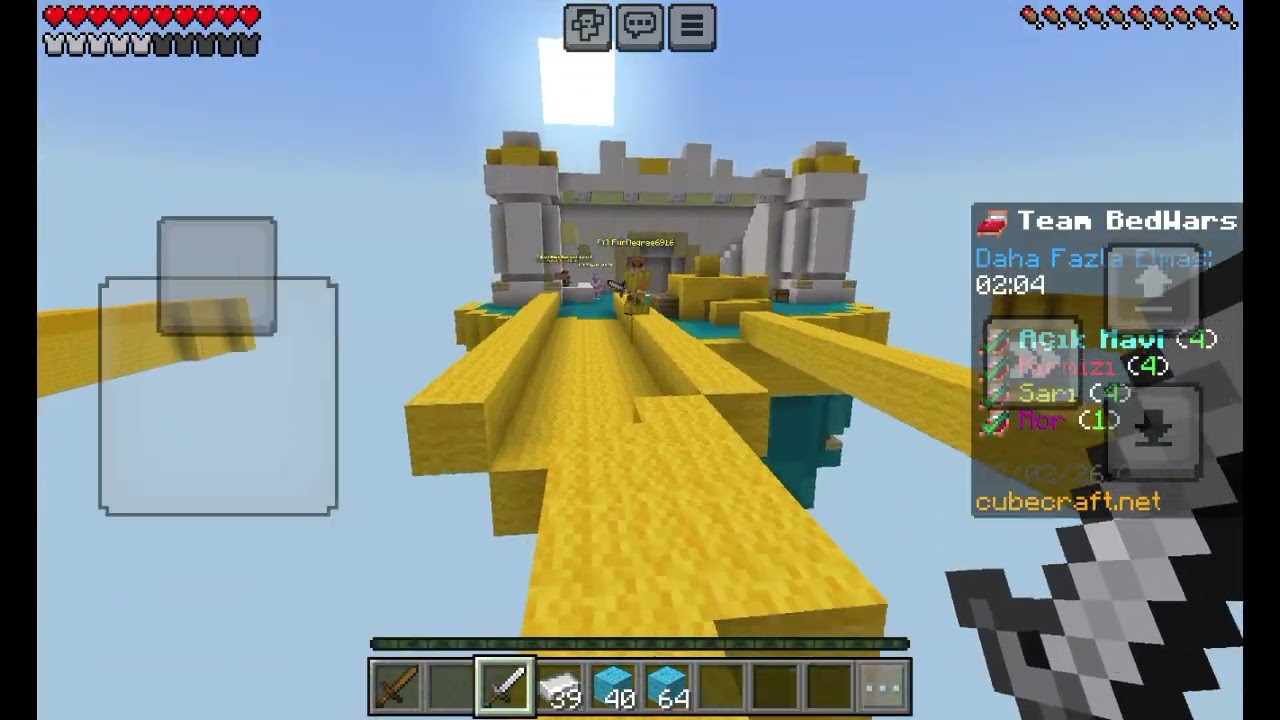 Sellllam arkadaşlar bugün kardeşimle ve arkadaşlarım ile bedwars ile flag wars oynadık 