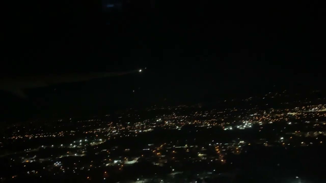 [ KLM Boeing 787-9 ] Night takeoff from San Jose, Costa Rica