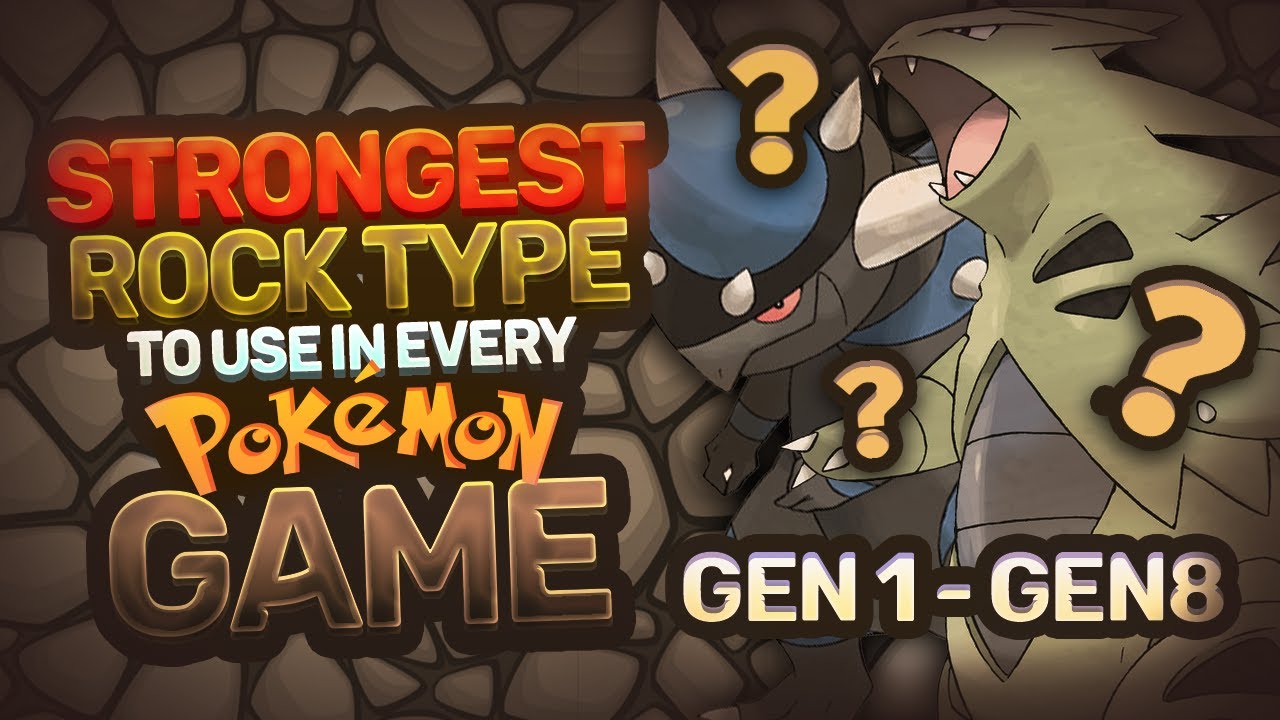 The STRONGEST Rock Type to Use in EVERY Pokemon Game