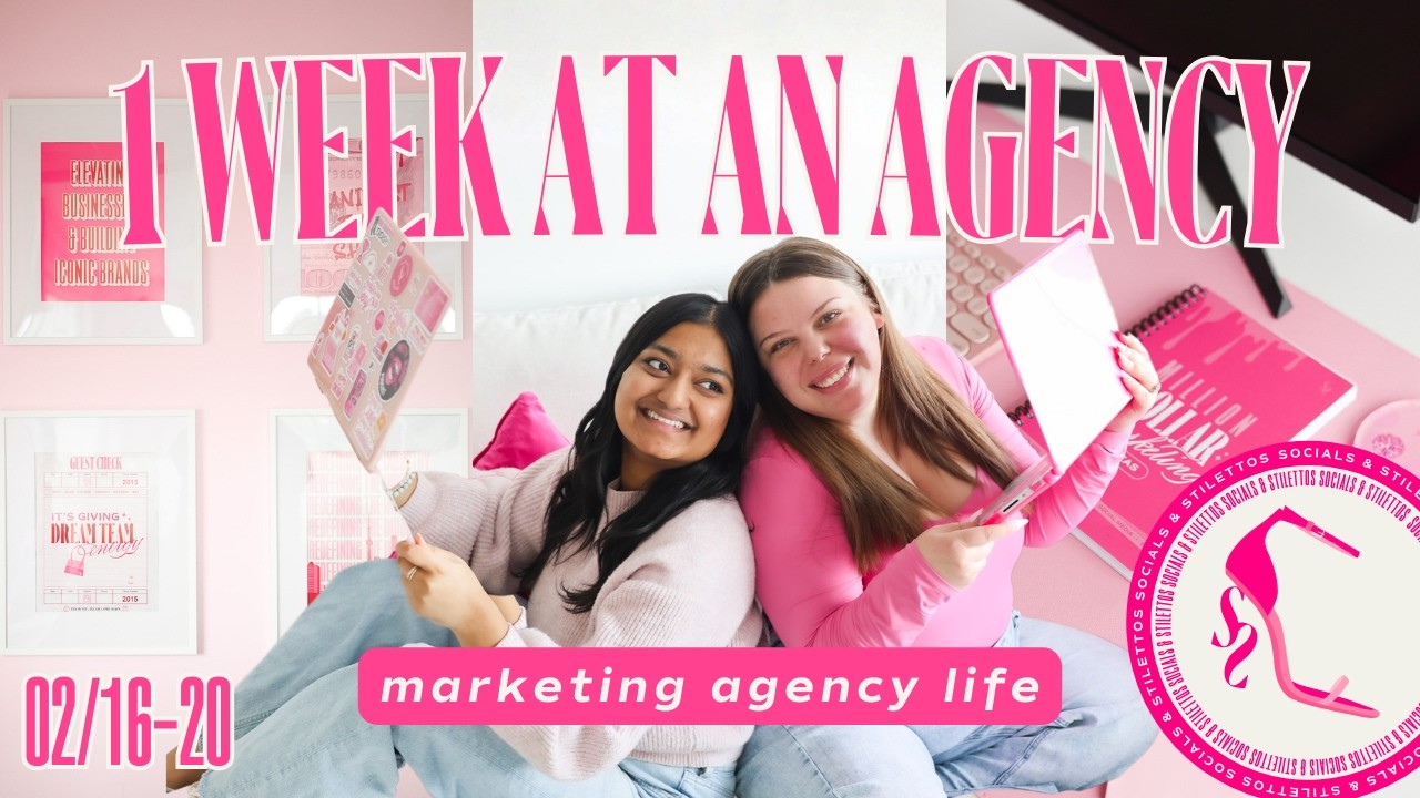 A WEEK AT A MARKETING AGENCY | hiring interviews, TikTok content batching & planning a brand booth
