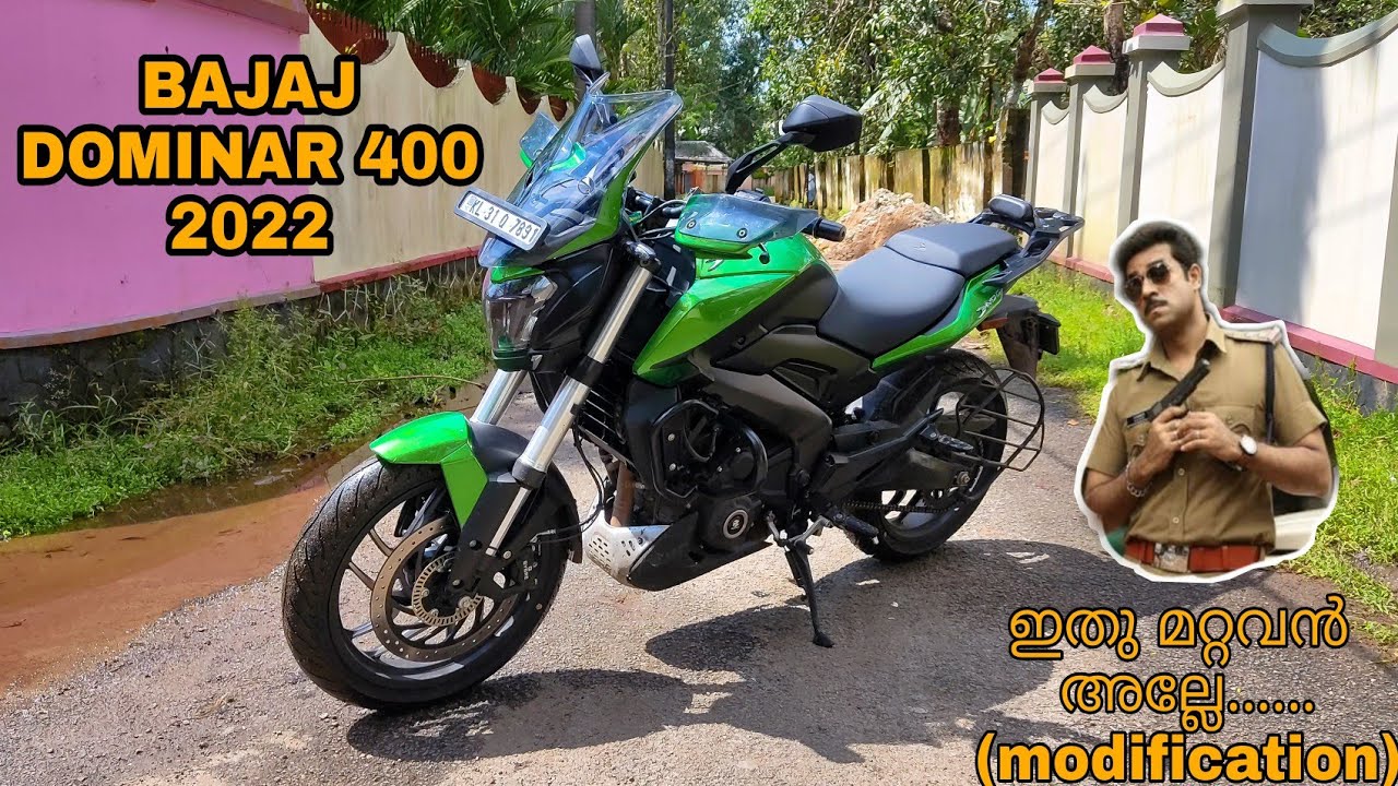 New 2022 dominar review in Malayalam || full accessories || 2022 dominar Malayalam review