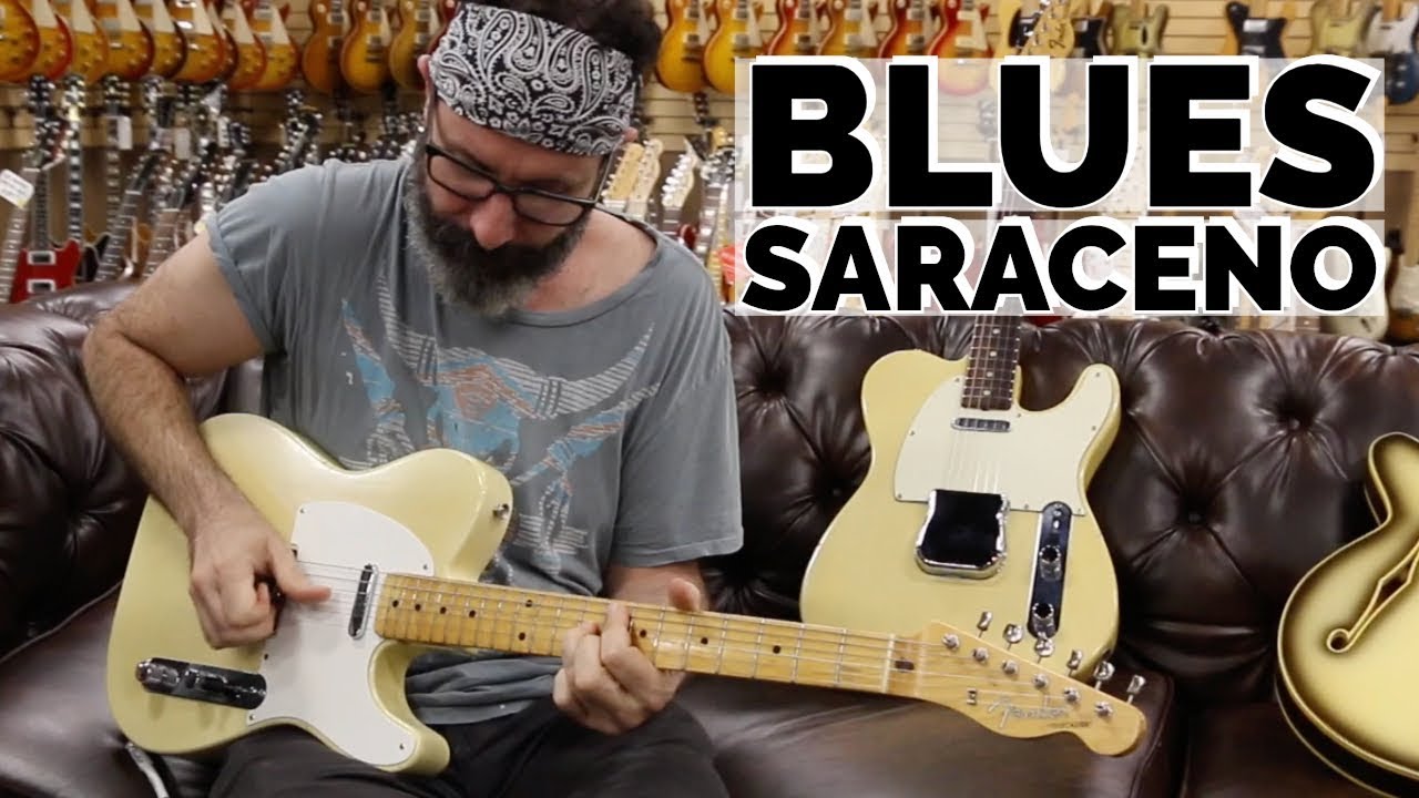 Blues Saraceno playing a 1959 Fender Telecaster Toploader at Norman's Rare Guitars