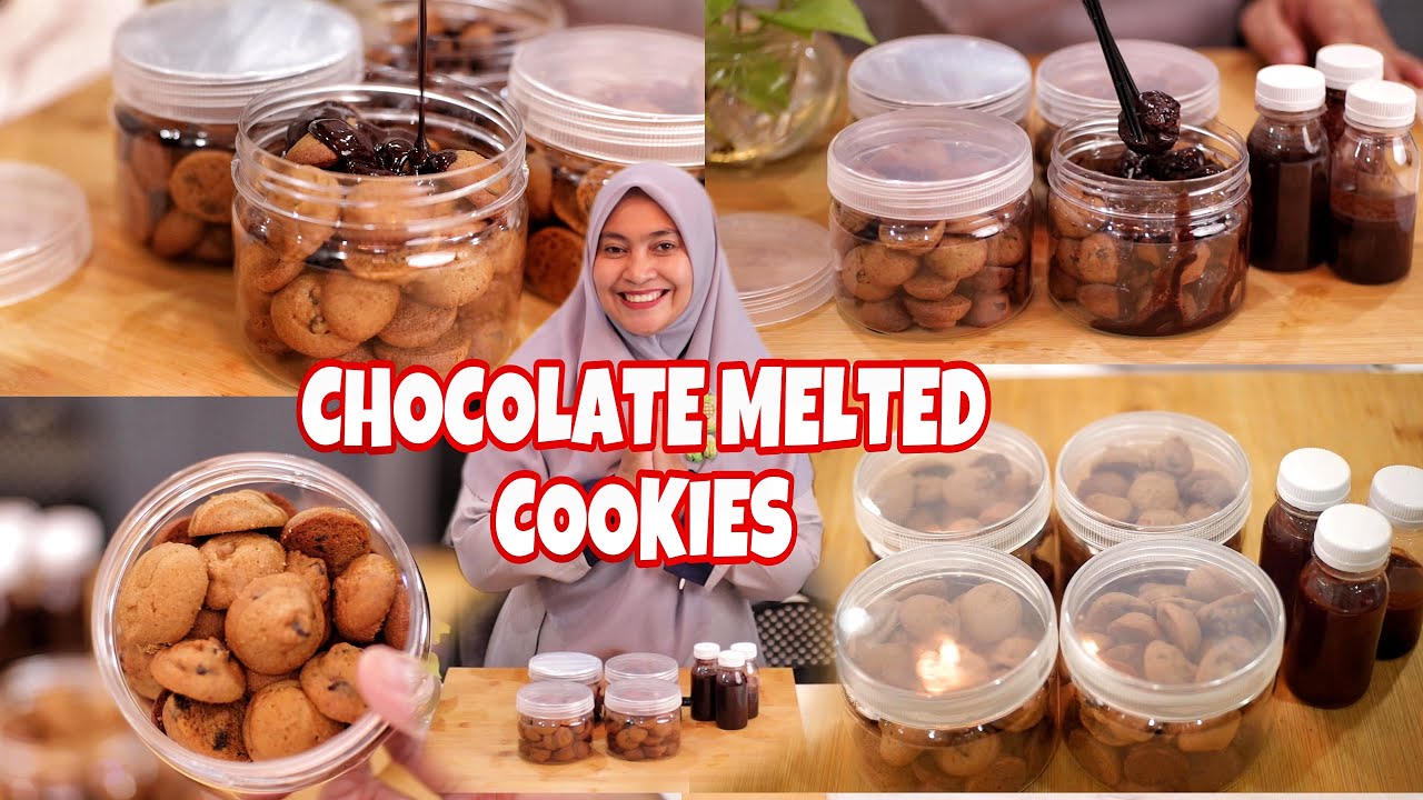 IDE JUALAN !!! BIKIN MINI CHOCOLATE MELTED COOKIES RENYAH BAKALAN MEMBUAT KETAGIHAN