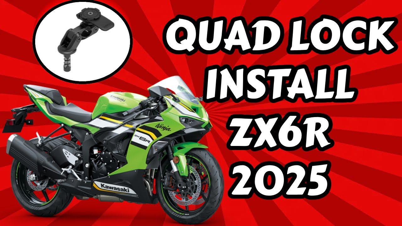 Как установить Quadlock Pro на ZX6R 2025 @Quad_Lock