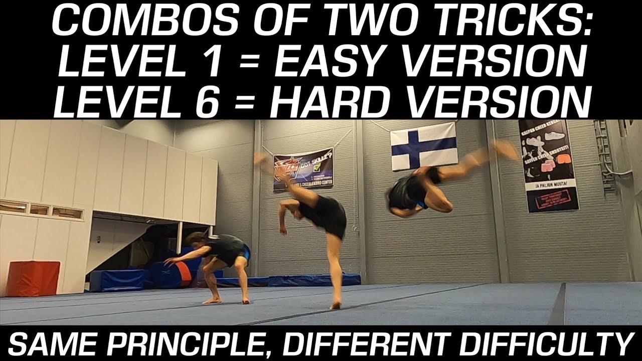 Progressive Tricking Combo Concepts - Levels 1-6