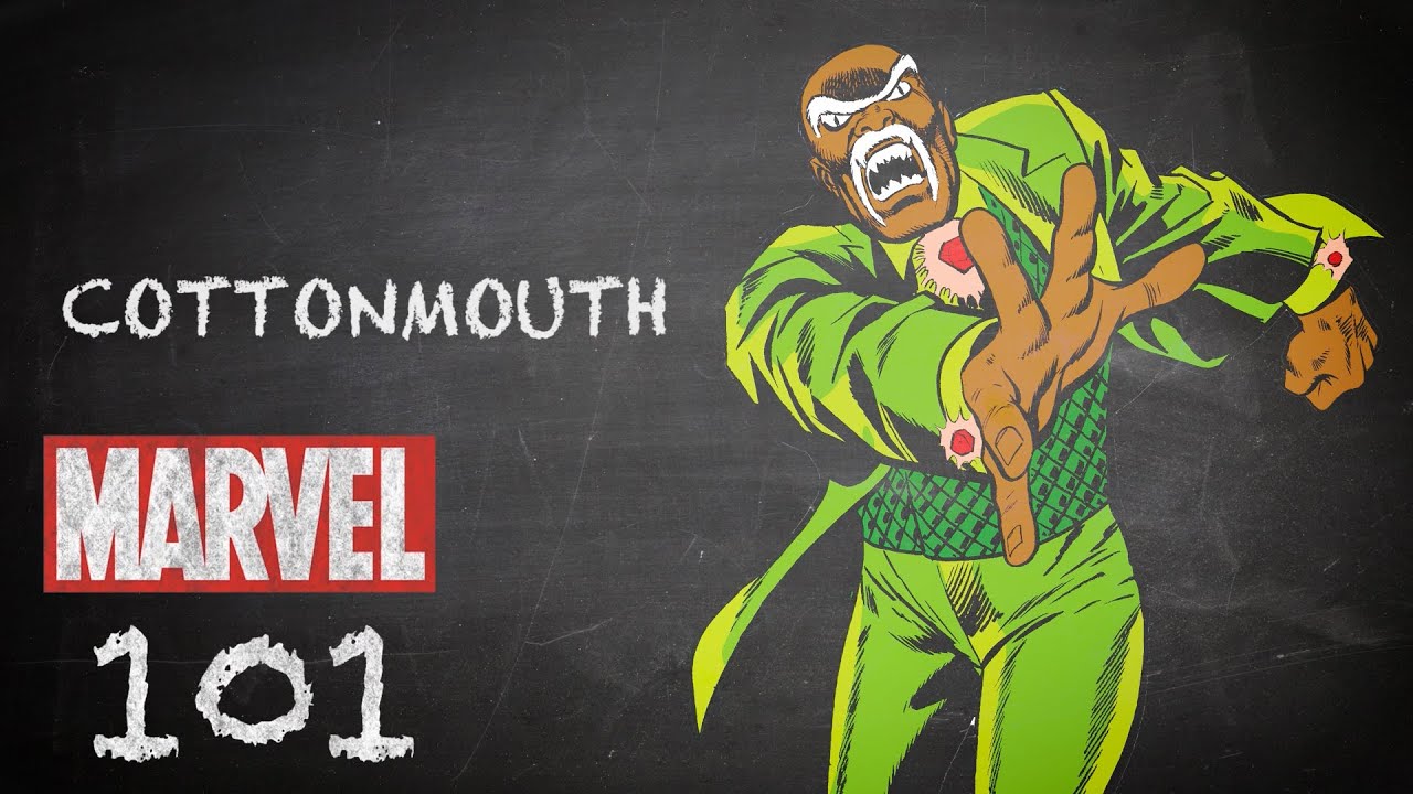 Named for a Snake – Cottonmouth – Marvel 101 Cornell