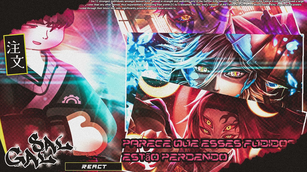 🇧🇷 Return of The Blossoming Blade React ( Três Superiores | Demon Slayer | @M4rkim @blxckoficial )