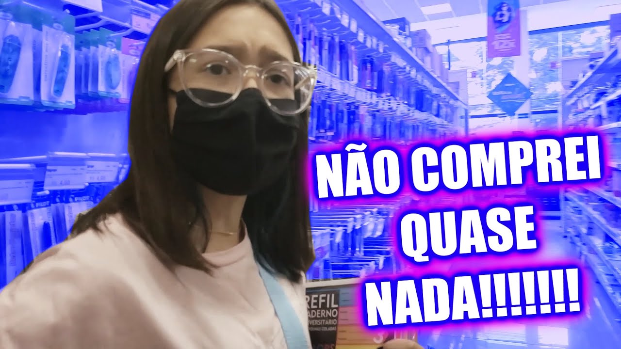 COMPREI MEU MATERIAL ESCOLAR COM R$ 20,00! - Just bought my school supplies for R$ 20!! | Mafer