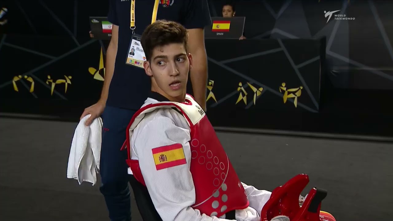 316 M-58kg R-32 LOTFI H. IRI 🔵 vs 🔴 VICENTE YUNTA A. ESP I Guadalajara 2022 WT Championships