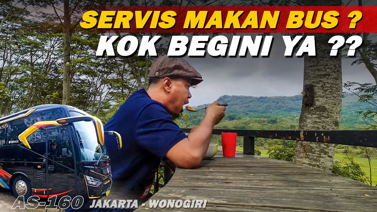 SERVICE MAKAN BUS INI DI LUAR NALAR‼️ Mesin Depan Kasta Tertinggi PO Agung Sejati Jakarta Wonogiri