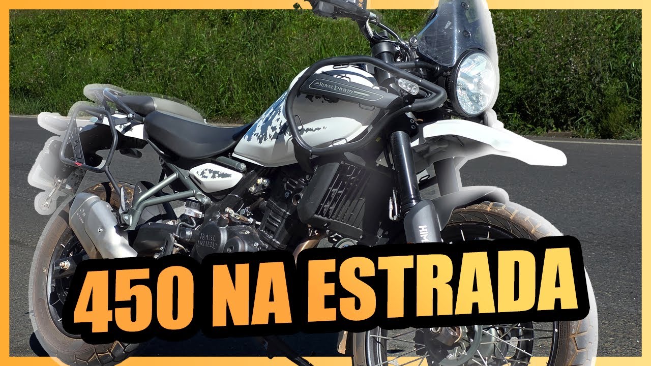 ACELERAMOS A HIMALAYAN 450 NA ESTRADA *REVIEW ROYAL ENFIELD HIMALAYAN 450*