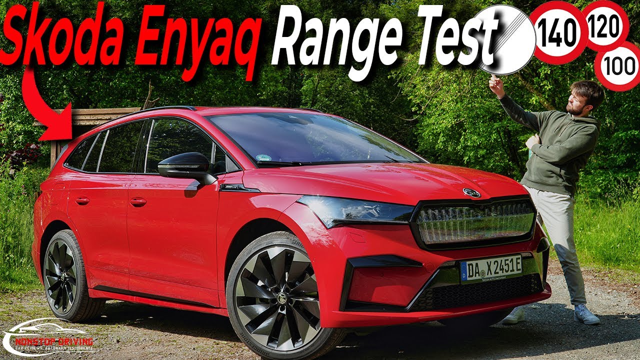 Skoda Enyaq 85x 2024 | Range Test 100km/h vs 120km/h vs 140km/h vs Top Speed | Autobahn
