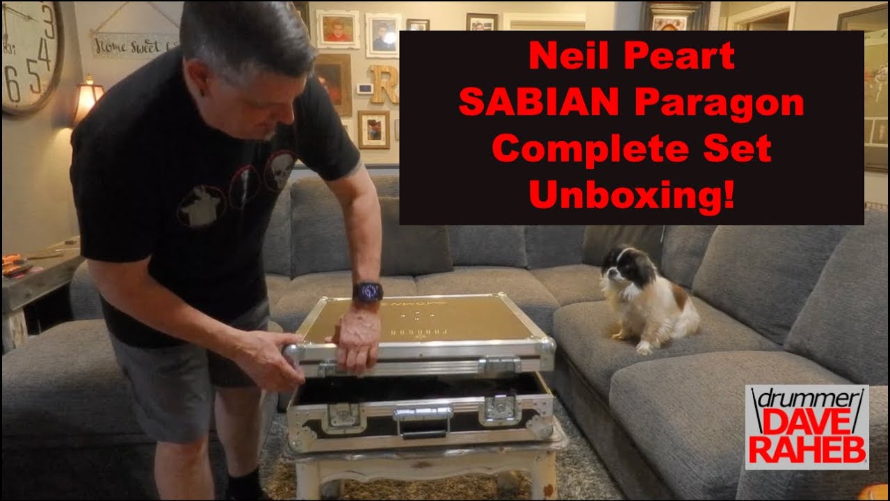 Neil Peart SABIAN Paragon Complete Set Unboxing!