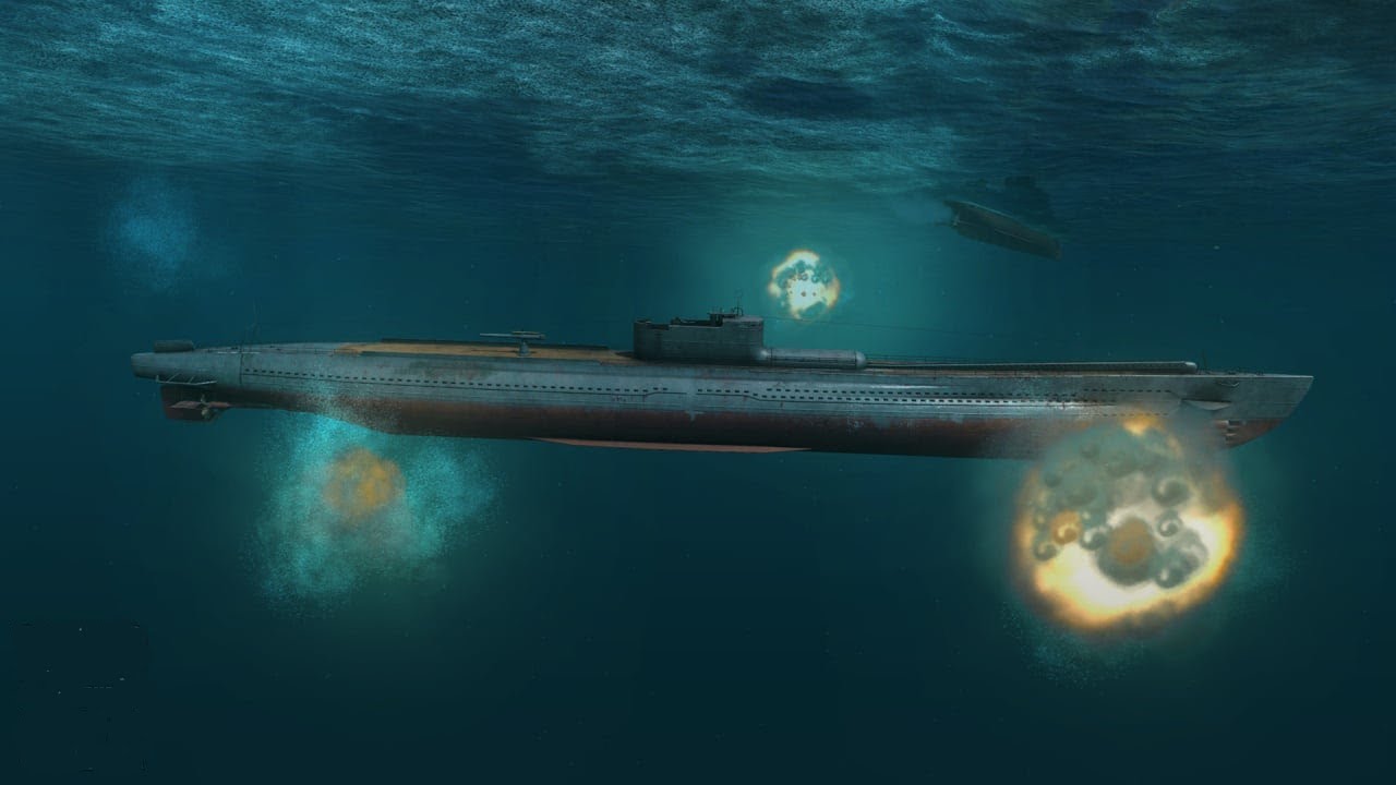 Amazing WW2 Submarine Gameplay ! Simulator War on the Sea