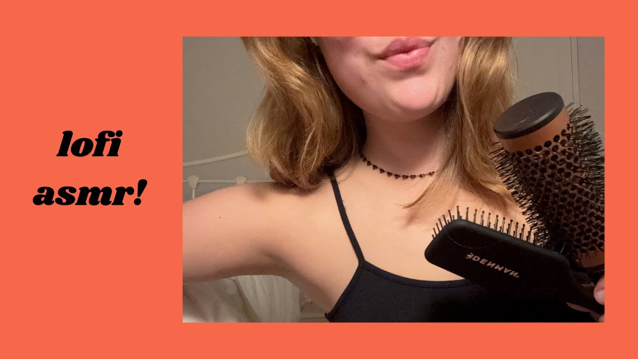 ASMR ~ hair play (brushing, hand movements, personal attention, whispering 💆‍♀️)