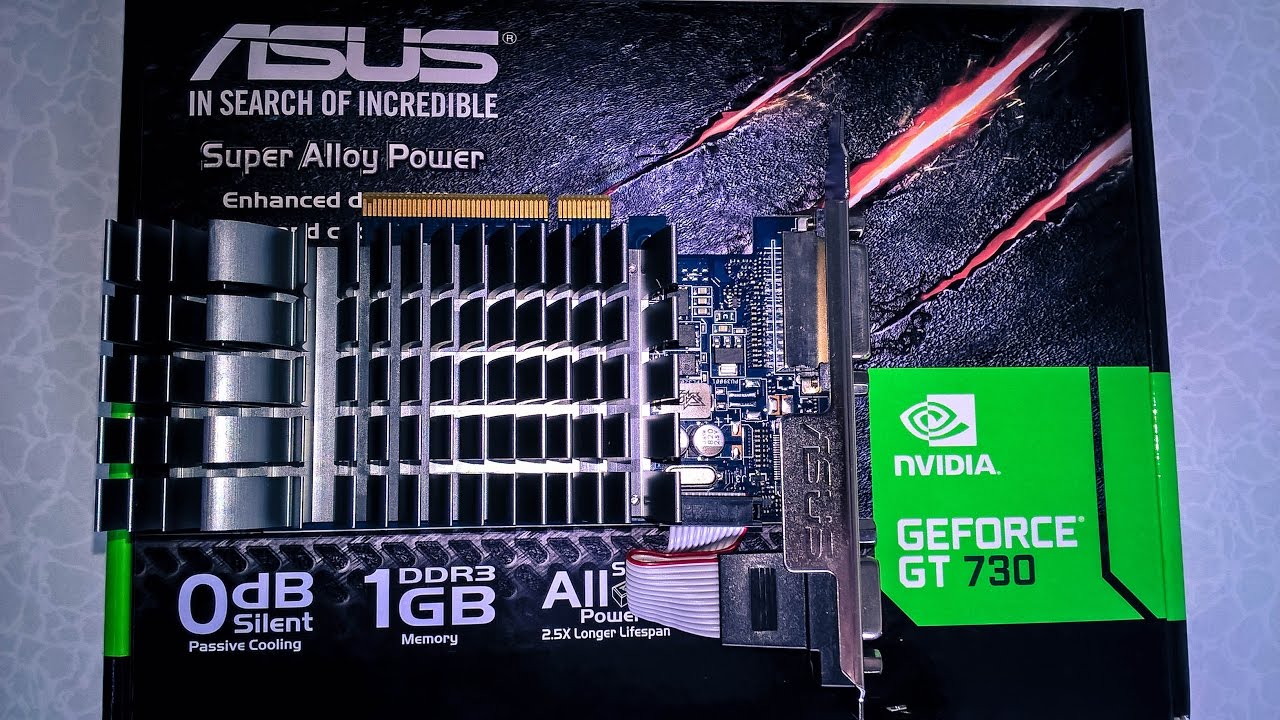 ASUS GT730 Silent (Passive Cooling) HTPC Graphics Card