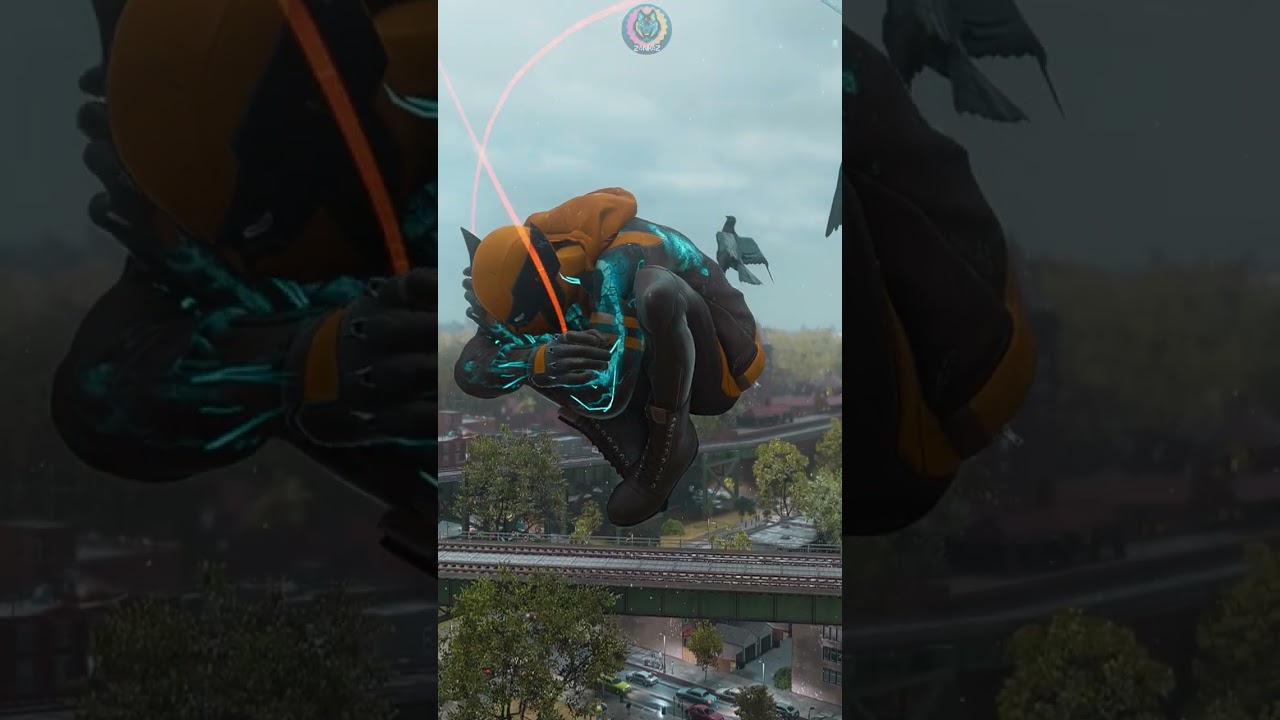 SPIDER MAN 2 MILES WOLVERIN SUIT  BEST VENOM BLAST WITH WEB SWING