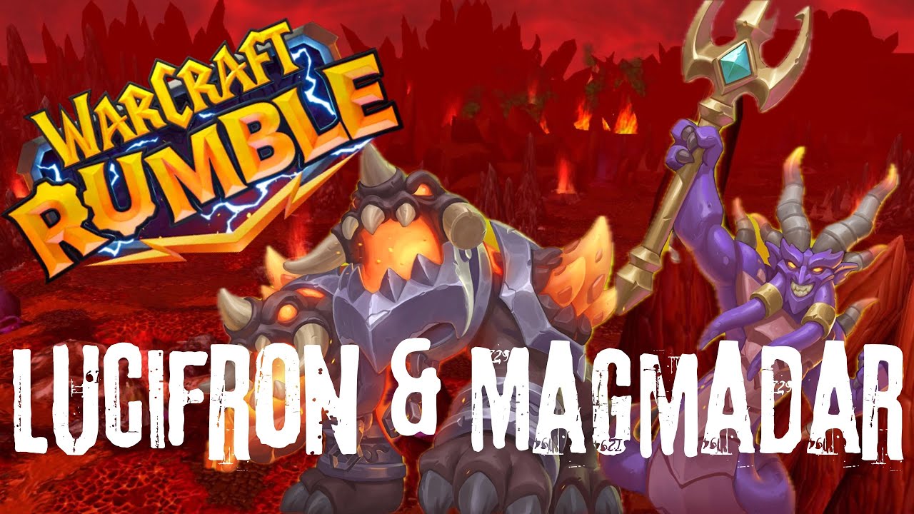 Warcraft Rumble Molten Core Raid : Lucifeon & Magmadar