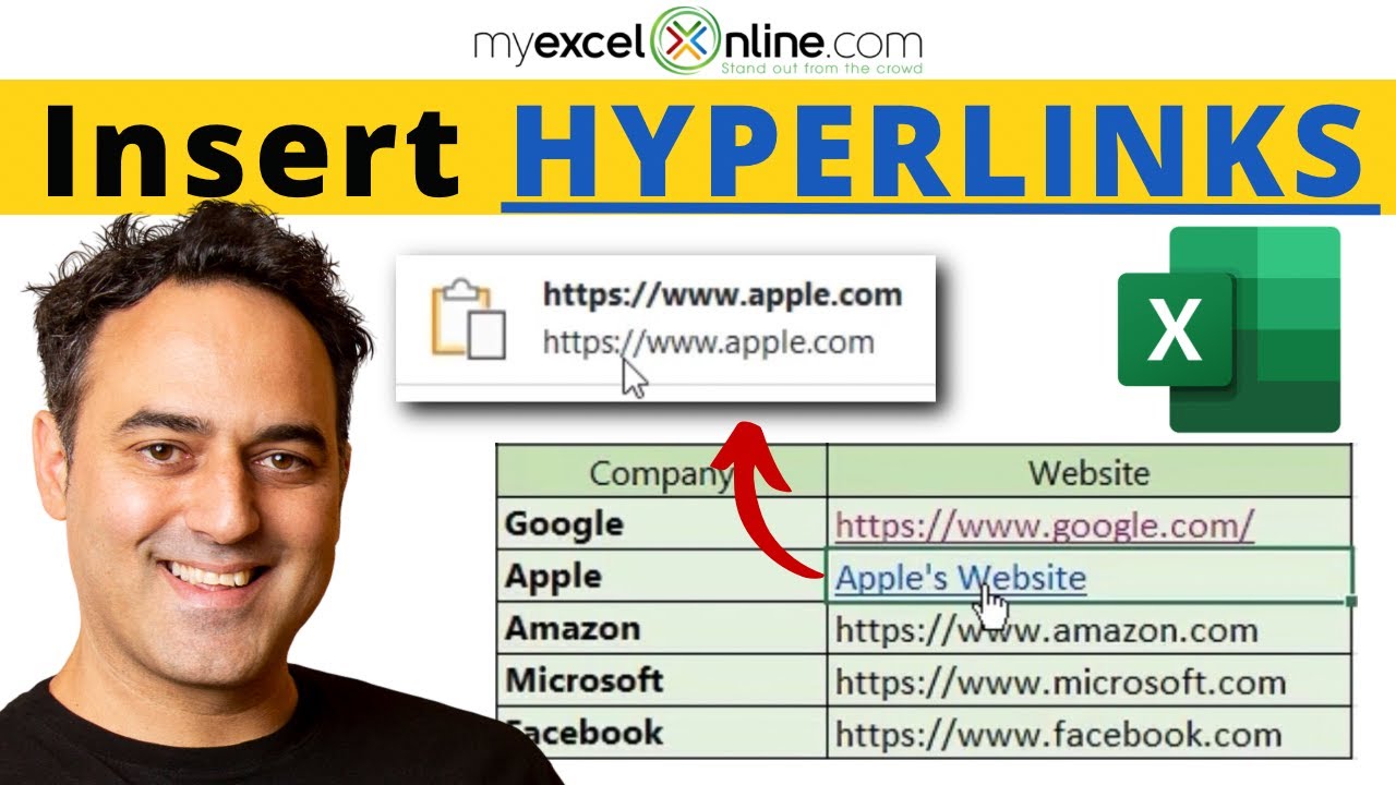 How to Insert a Hyperlink in Microsoft Excel