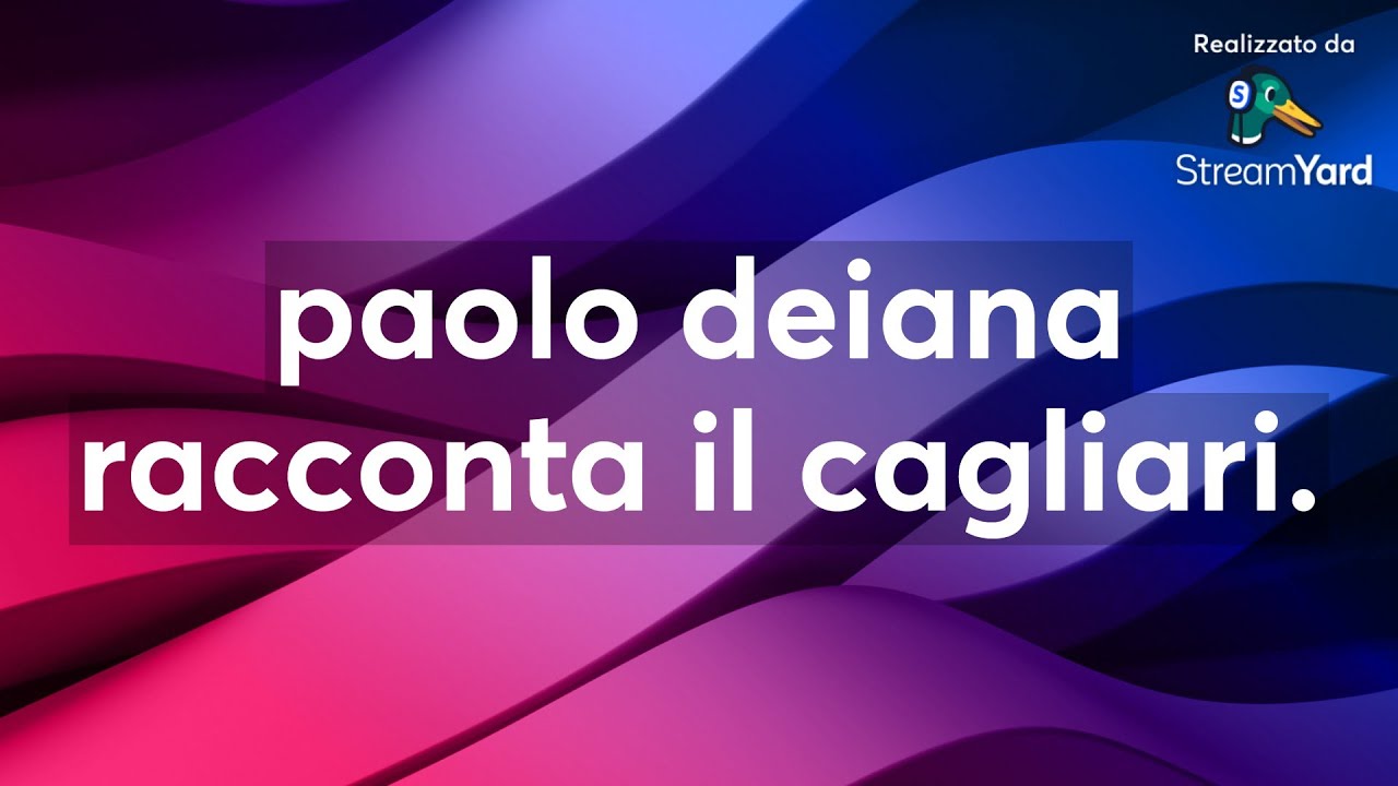 paolo deiana racconta il cagliari.