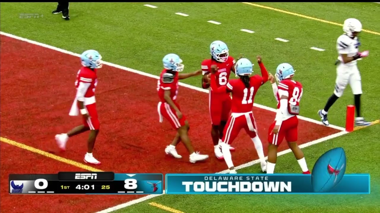 Delaware State's Marquis Gillis rushes for 55-yard TD