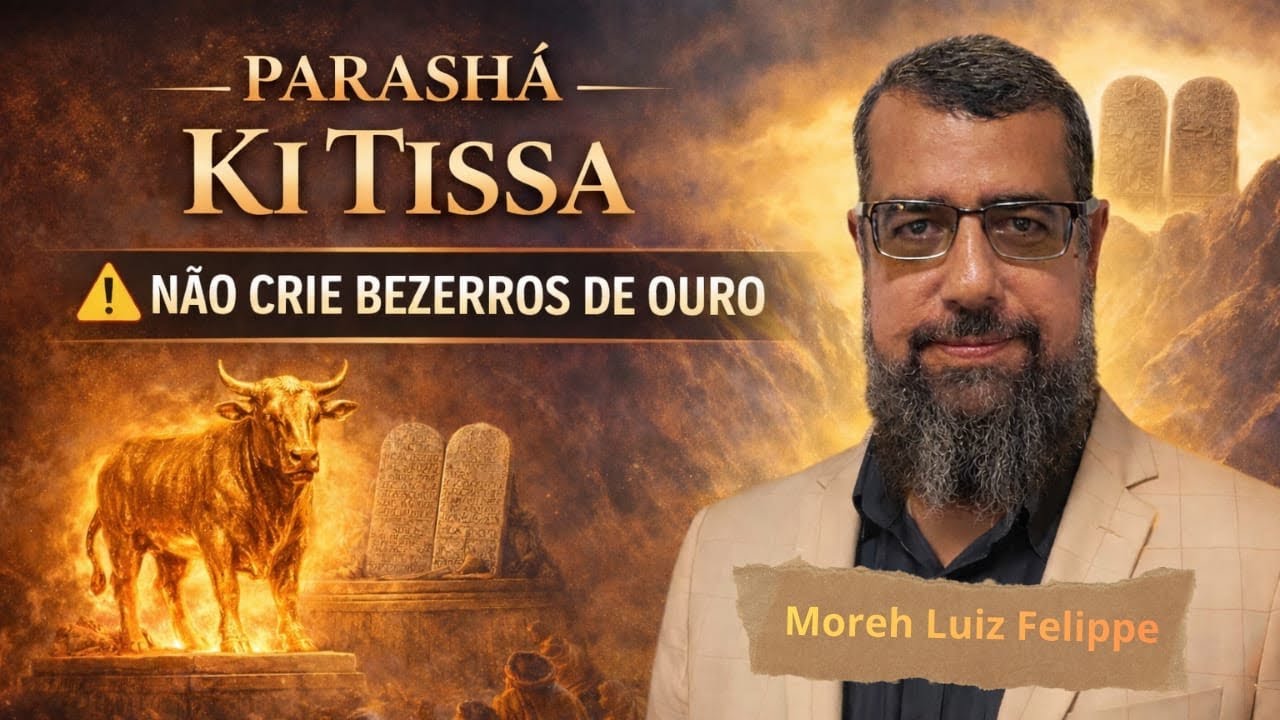 Parashá Ki Tissa - Não crie bezerros de ouro - com Moreh Luiz Felippe