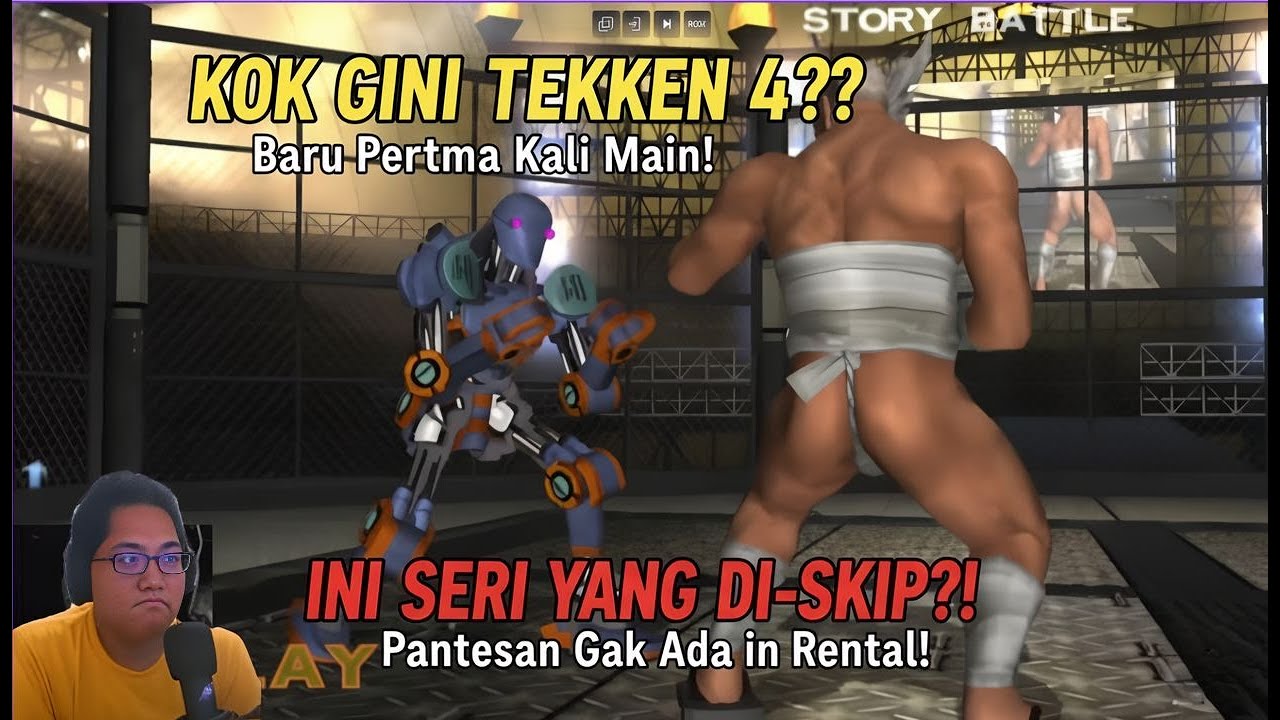 Kenapa dulu gak ada di rental?! nyobain Tekken 4 pertama kali (PS2)