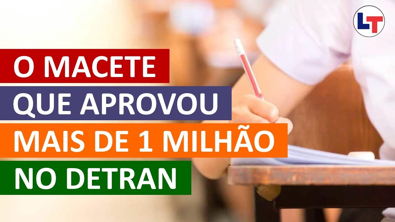 O MACETE que aprovou mais de 1 MILH&Atilde;O de pessoas na PROVA do Detran #DirigirEuPosso